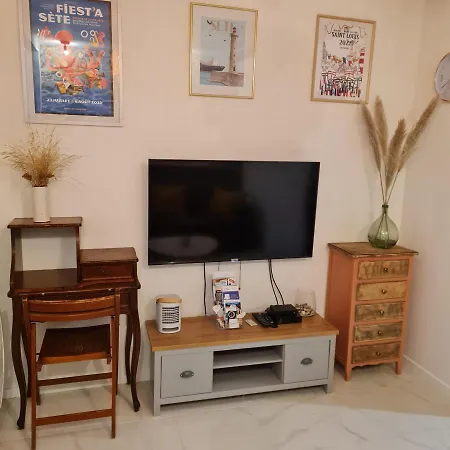 Sete, T2 Cosy Et Atypique, Jardin Chateau D'eau, Centre Apartment